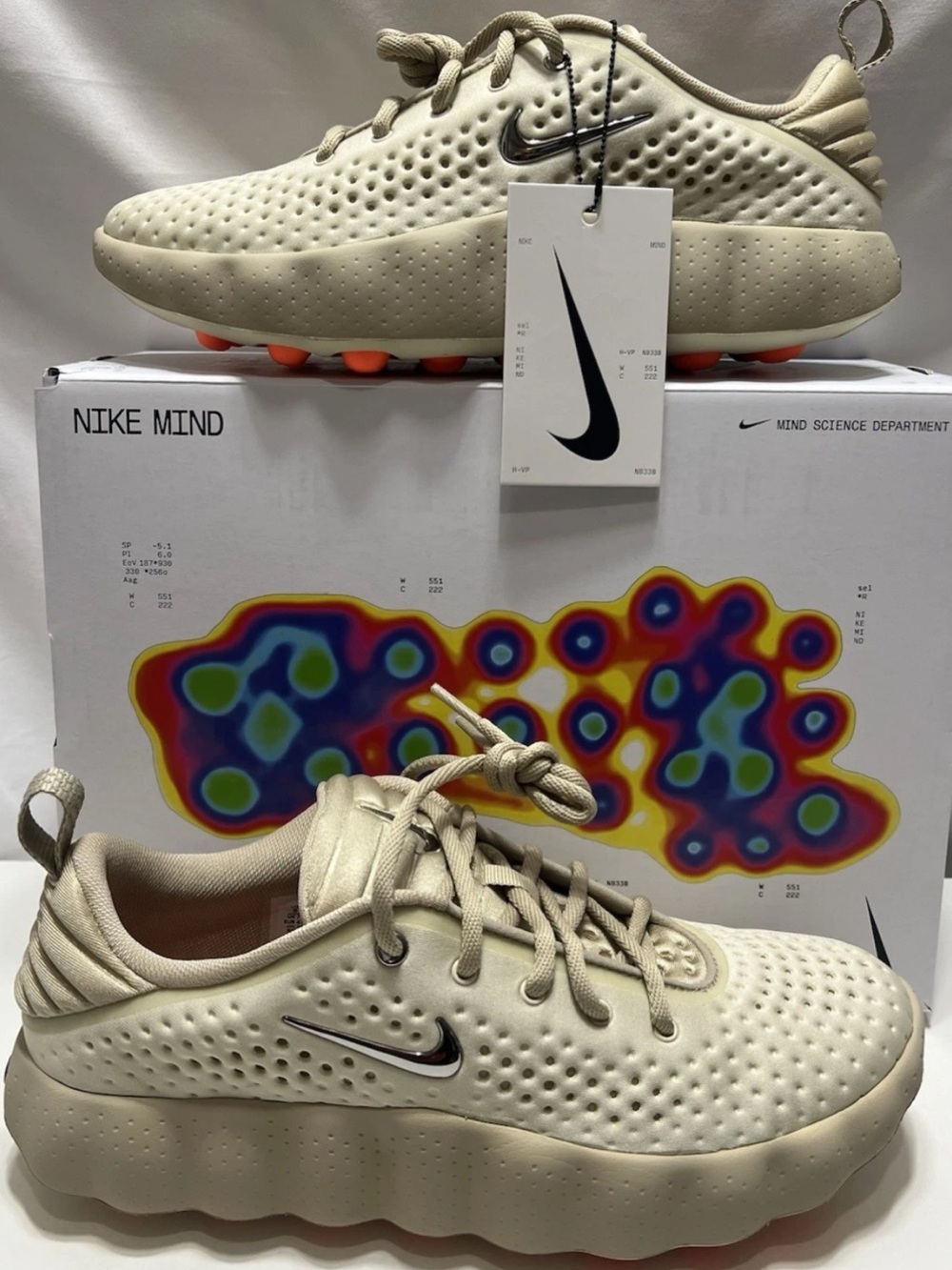 Nike Mind 002 Light khaki /  (HQ4308-200) Mens Size 8M Brand New